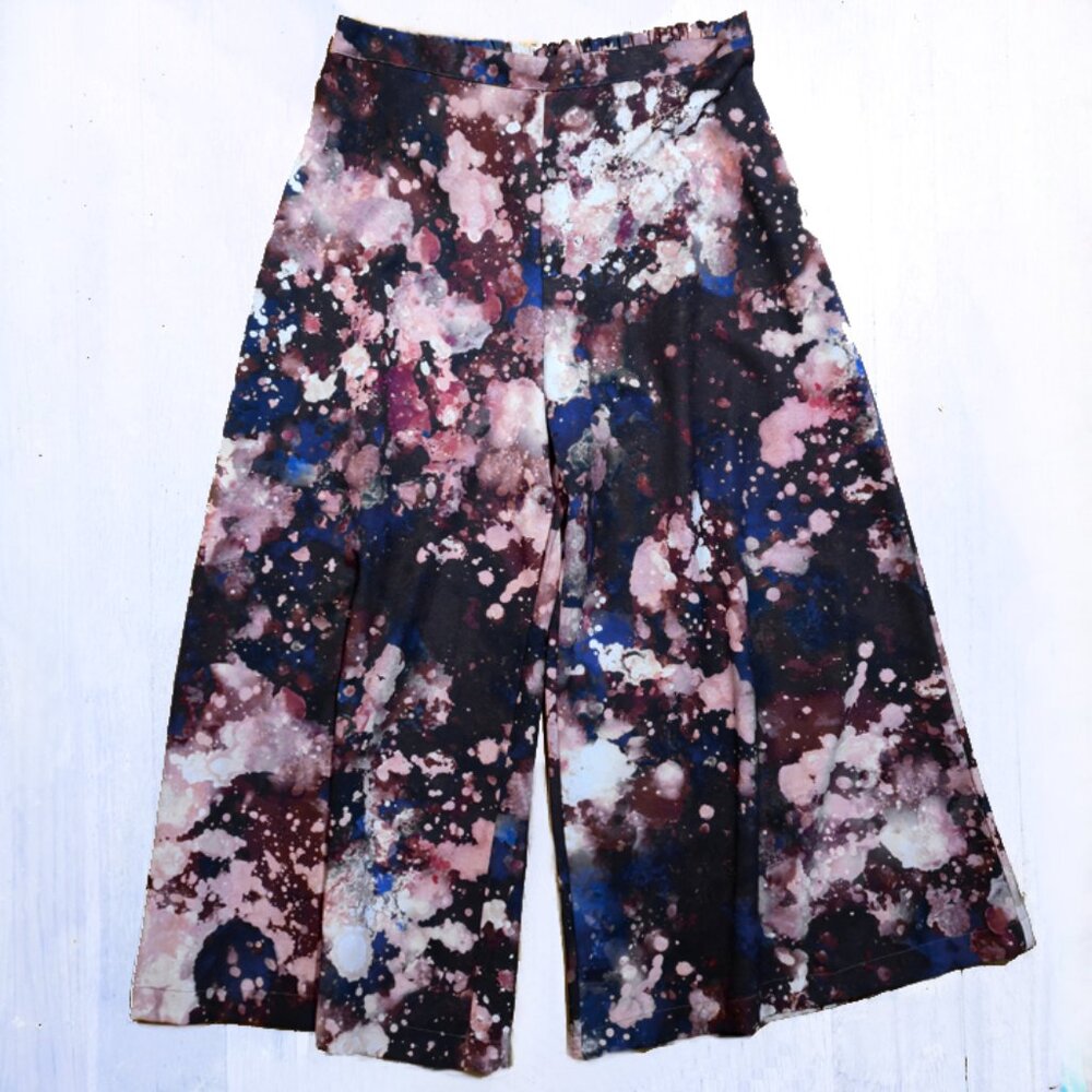 Bryn Walker Gallissia Nebula Pattern Palazzo Pant NWOT